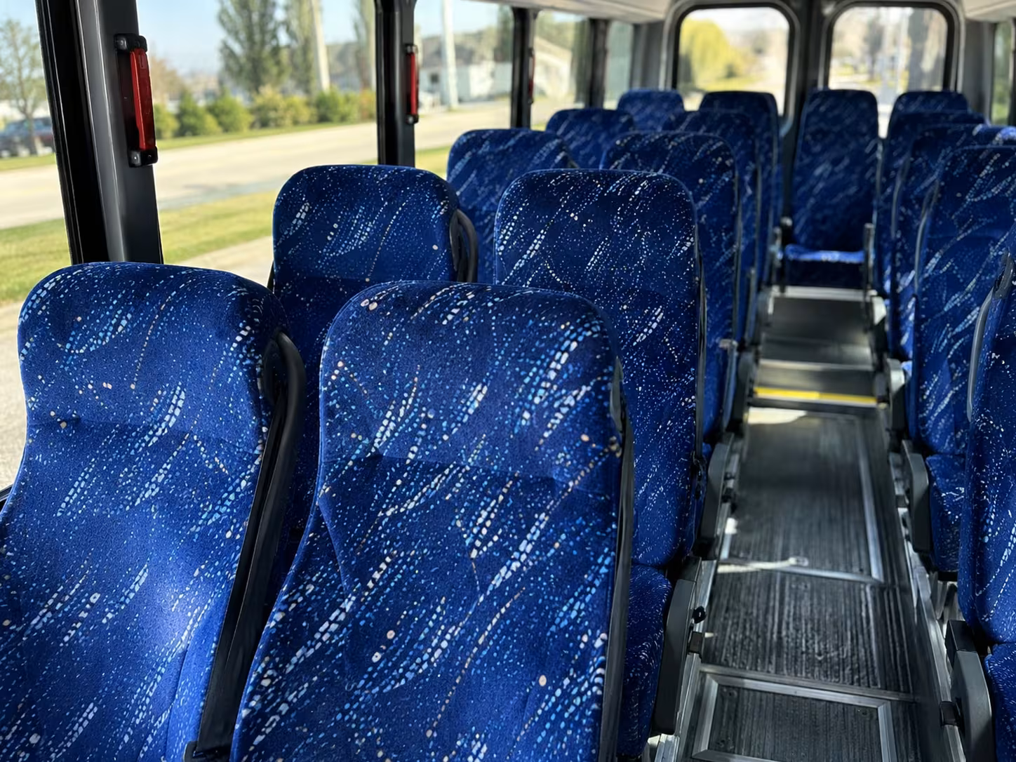 15 passenger minibus interior