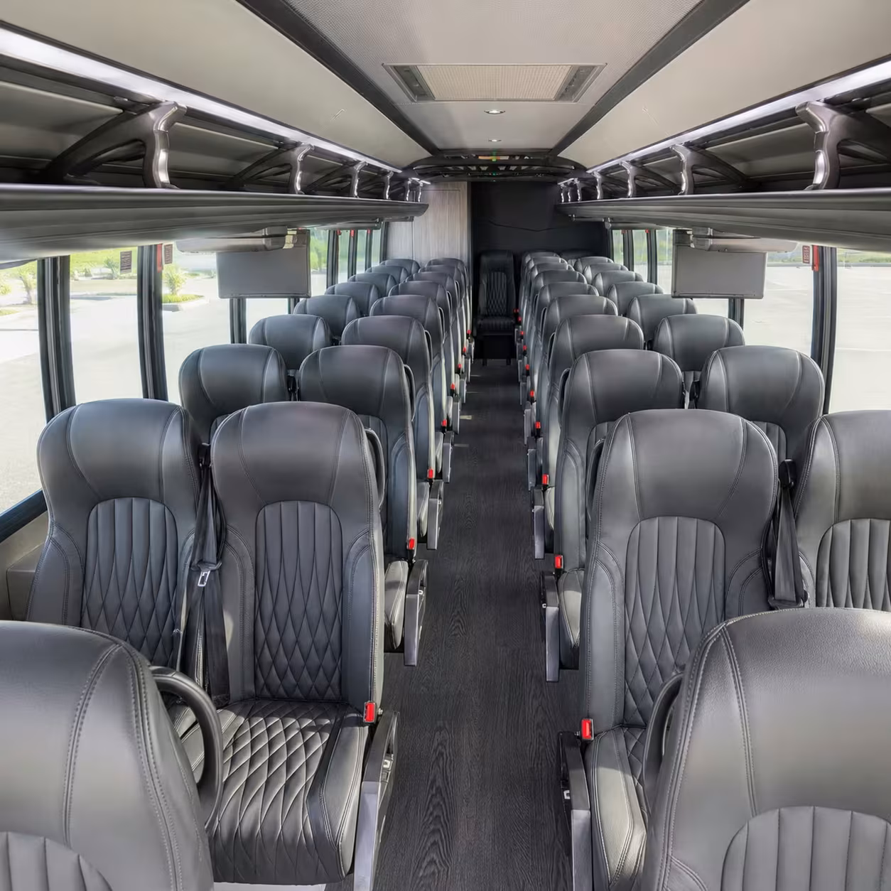 25 passenger minibus interior