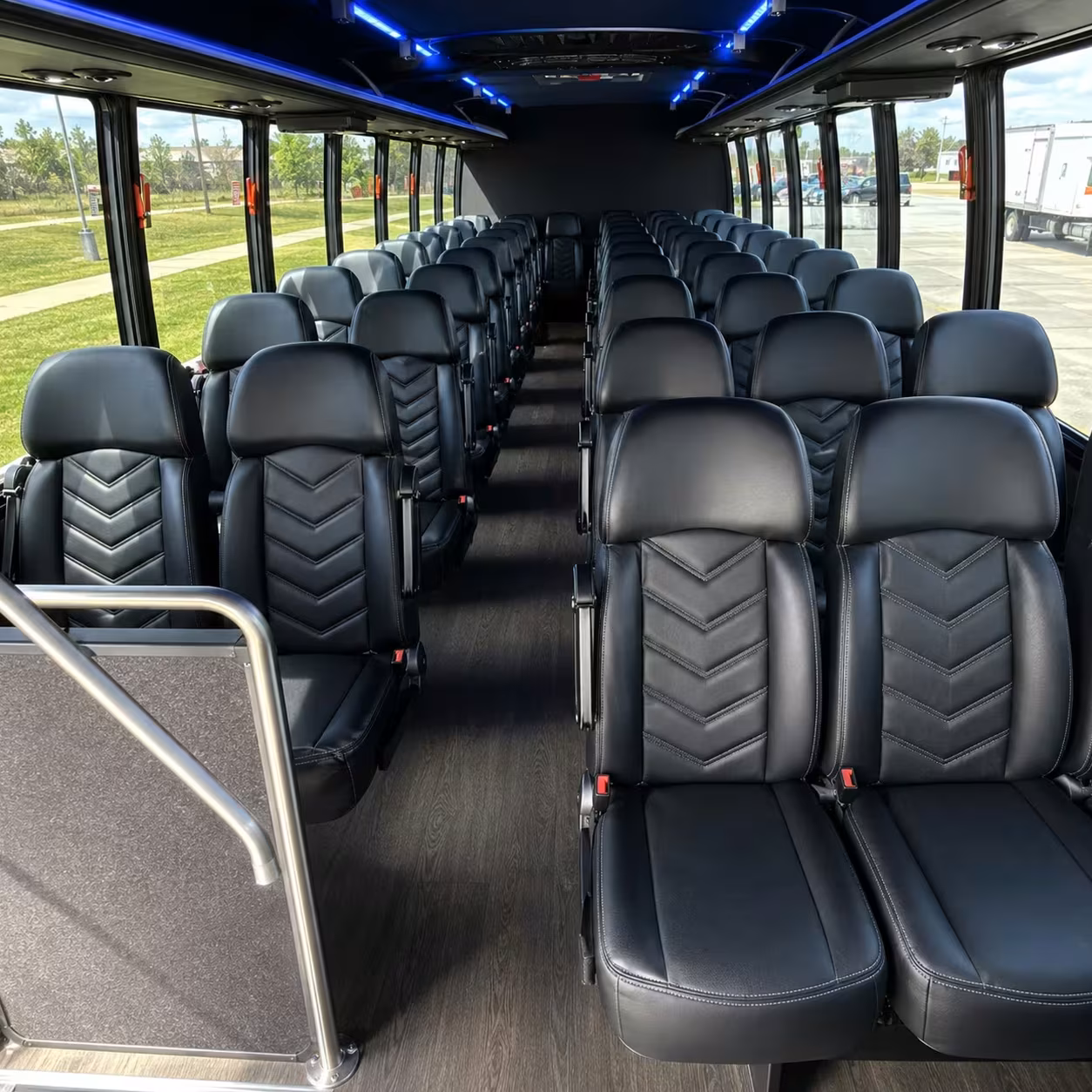 30 passenger minibus interior