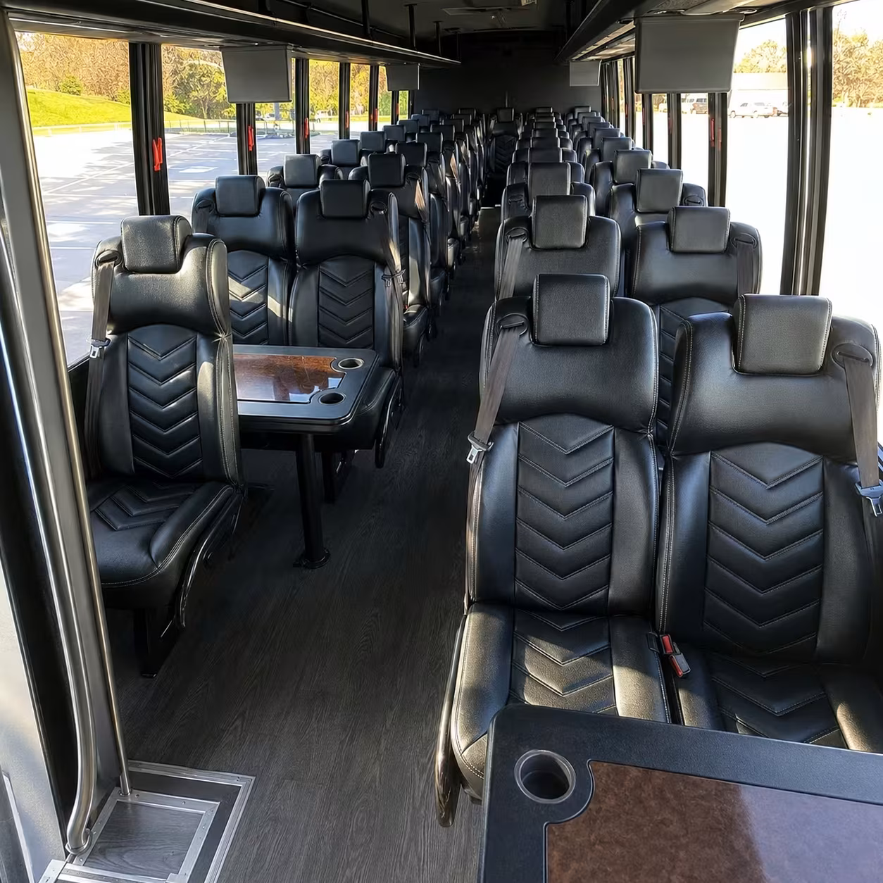 35 passenger minibus inside