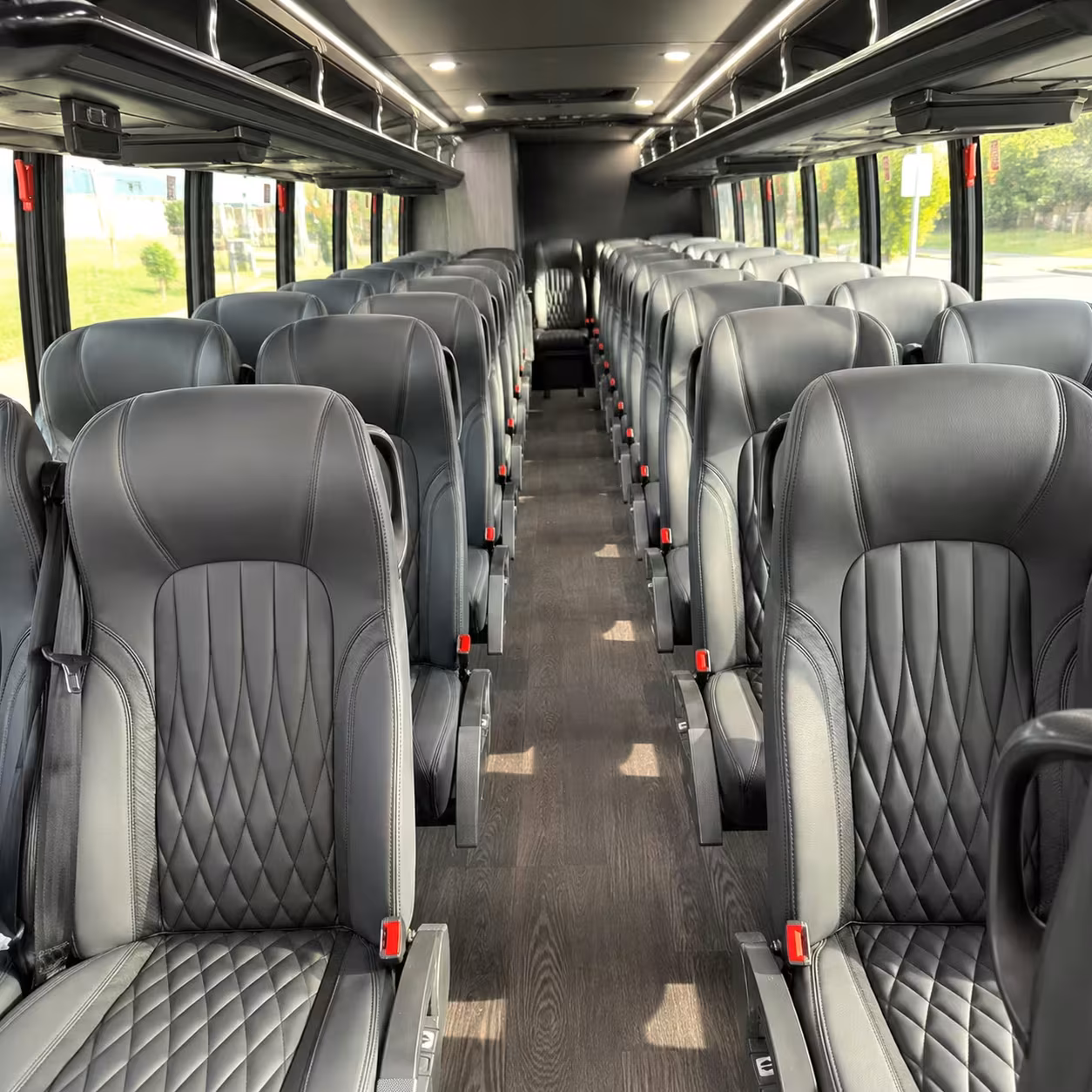 35 passenger minibus interior