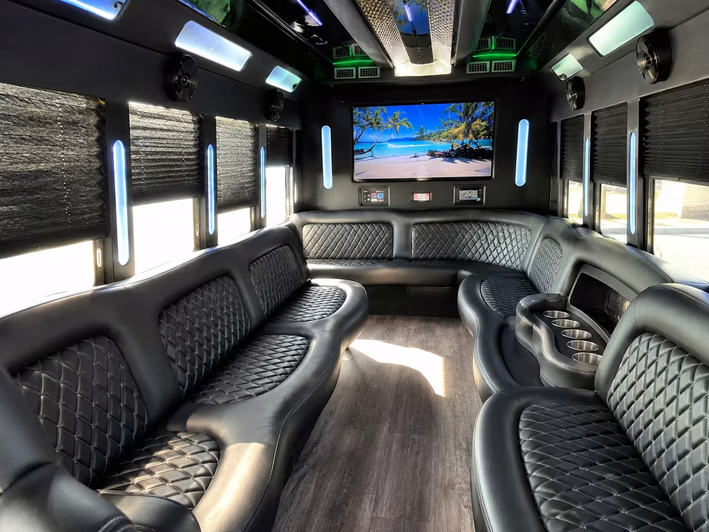 columbia party bus rentals for the senate and township auditorium