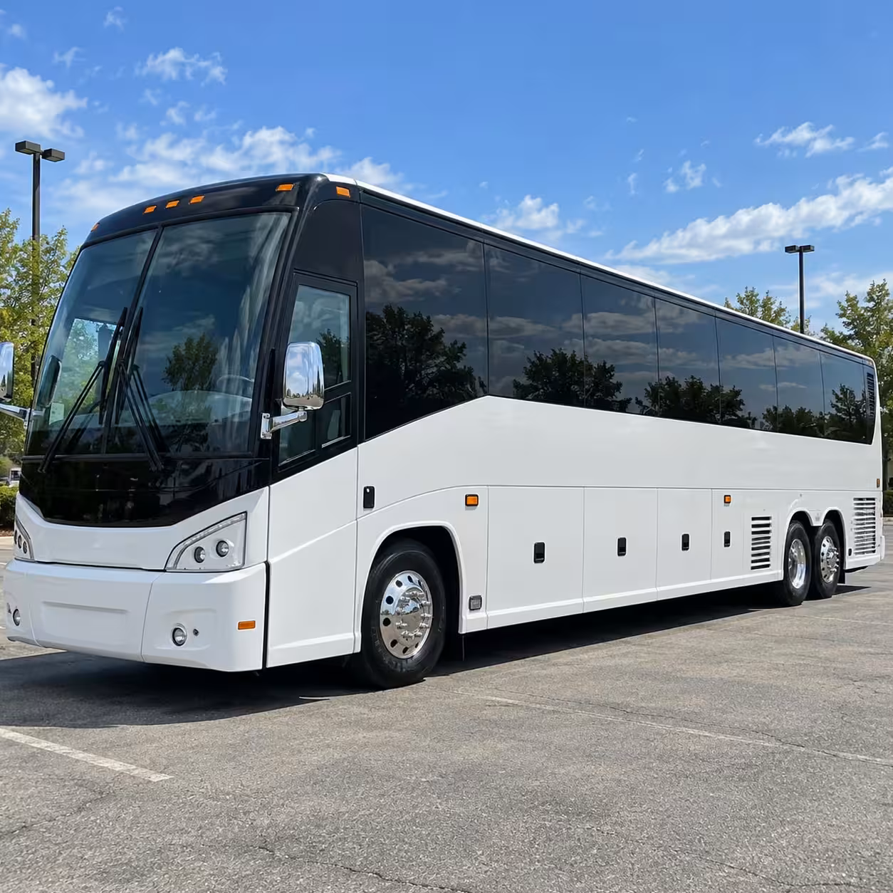 skip venue parking with a columbia wedding shuttle bus