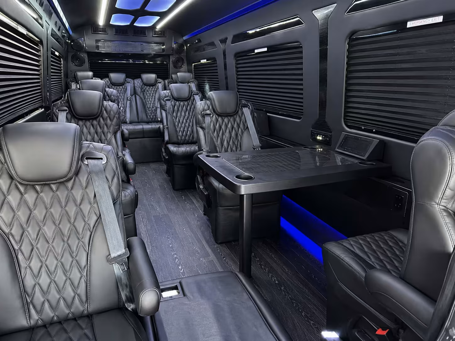 sprinter van with driver inside