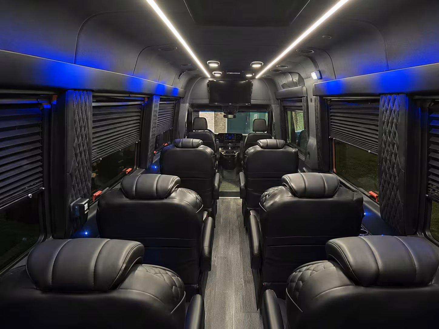 sprinter van with driver interior